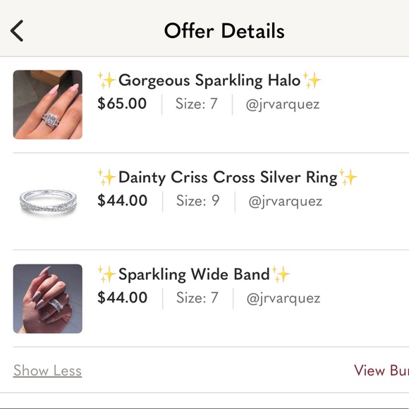 ✨Dainty Criss Cross Silver Ring✨ - Picture 5 of 5